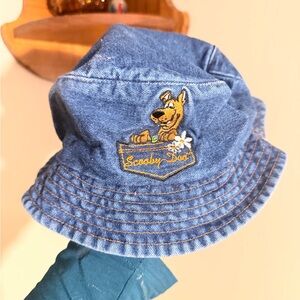 Scooby-Doo Denim Bucket Hat Vintage 1999